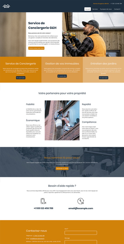 Service de conciergerie
